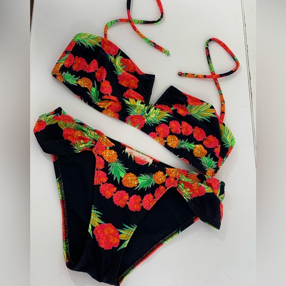 Mara Hoffman Floral Bikini 2 pic.Size Top L Botton M .Pre-Owned.Good Conditions - Picture 10 of 10